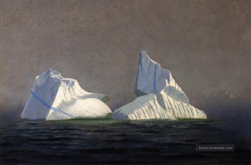  Berge Kunst - Icebergs Seestück William Bradford